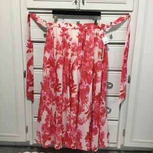 NWT HER Destiny Women Pink Toile Maxi Skirt size 1X